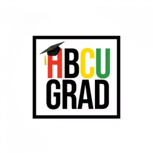 A black and white photo of the abcu grad logo.