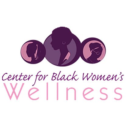 A logo for the center for black women 's wellness.
